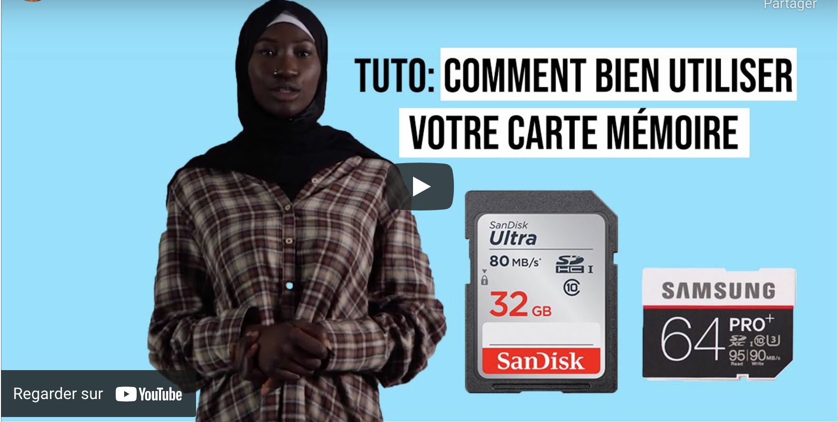 Affiche tuto carte mémoire