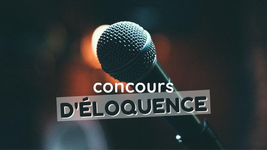 affiche concours éloquence